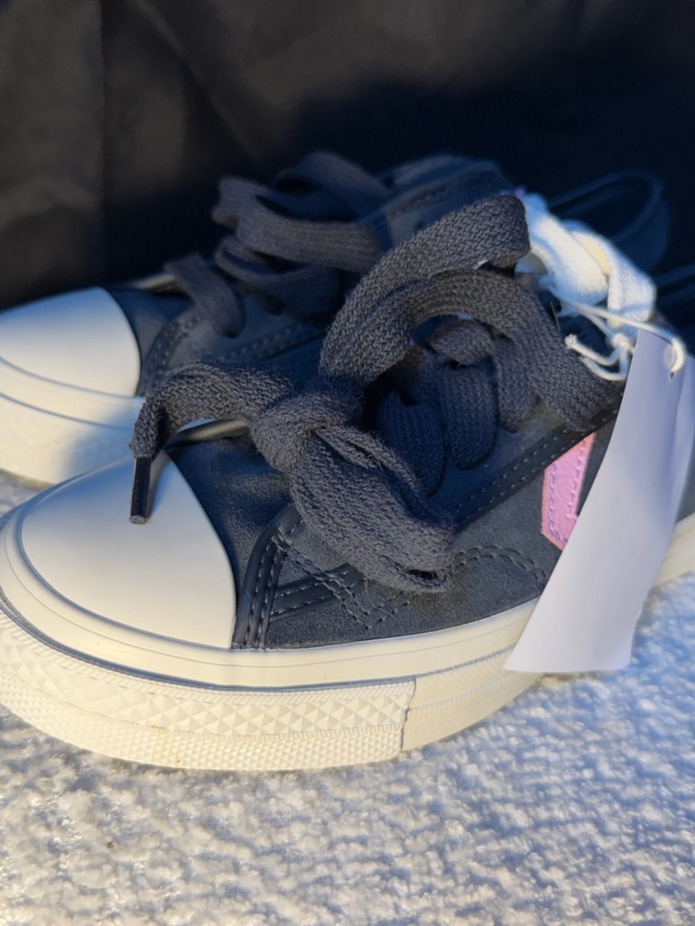 Converse Low-Top Women's Canvas Sneakers with Cream Sole - Picture 2 of 5